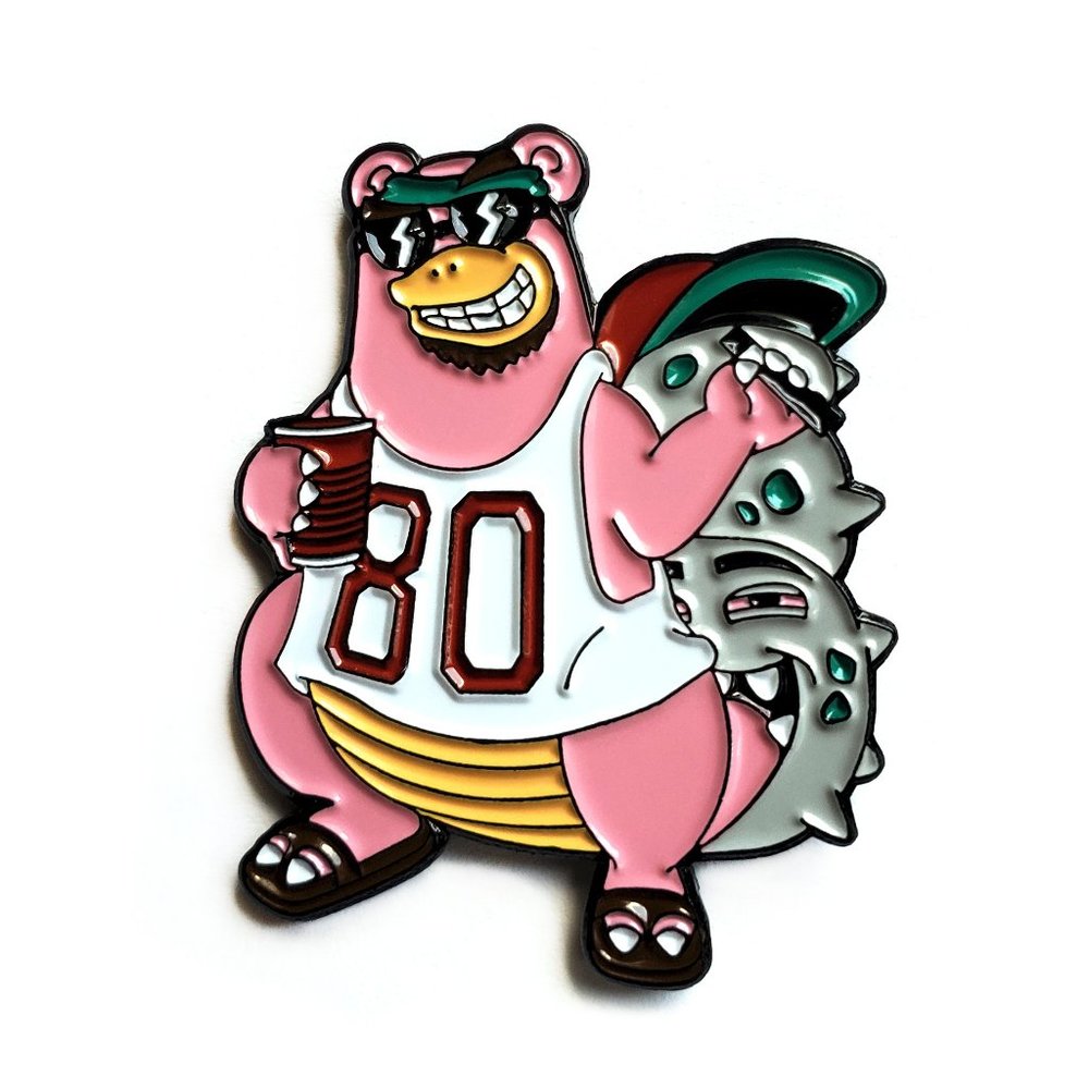 Slow Bro Pokemon Festival Enamel Pin